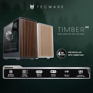 Tecware TIMBER M | Tecware High Airflow m-ATX TG Case Casing PC - BLACK