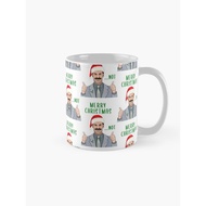Glass Mug | GIFT | Hampers | Borat Christmas card, jumper, tshirt Coffee Mug