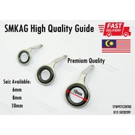 SMKAG Guide High Quality (Sliver)  Stainless Steel Rod Guide Cincin Rod Guide