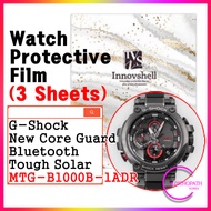 Screen Protector for Casio G-Shock (3 sheets) / MTG-B1000B-1ADR / Scratch & Contamination Prevention