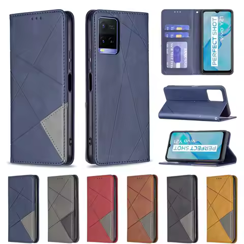 Case for VIVO Y21 Cover Case Magnet Flip Leather Coque For VIVOY21 Y 21 Y21S Y33S V2110 V2111 V2109 