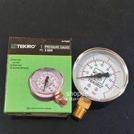 Pressure Gauge Tekiro 6bar Compressor Air Pressure Gauge