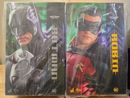 Hottoys mms593 + mms594 1/6 蝙蝠俠:不敗之謎 batman & Robin forever set ~ 全新貨品注意內文