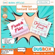 French Fries Bags / French Fries Packaging / French Fries Paper Bags / French Fries Wraps