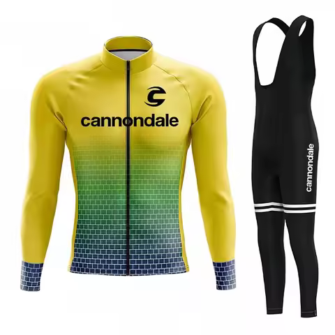 Cannondale Cycling Jersey Long Sleeve Cycling and Mountain Bike Clothing 2026 Men's Quick Drying Cyc