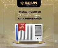 BRUN 1HP WINDOW TYPE INVERTER AIRCON