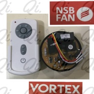 NSB VORTEX CEILING FAN RECEIVER/PCB/REMOTE CONTROL