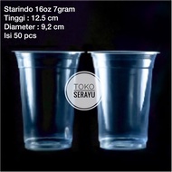 Starindo Plastic Cup 16oz 7 gram Printed Cup