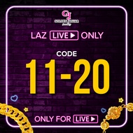 LazLive [11-20] GJ Live ONLY Emas Korea Emas Bangkok Live ONLY / (Golden Jaguar Jewellery Live)   24