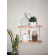 Shelf (hang type) / wall hang shelf 4 x 15 " Palochina wood