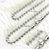 สร้อยคอเงินแท้ ลายอิตาลี 4 มม. 24 นิ้ว YTG-9489