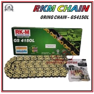 RKM Chain GS415OL [O-Ring Chain] 415 x 122L / 132L - GOLD