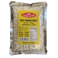 Flavors of India Sweet Makhana - Phool Makhana - Fox Nuts/Lotus Seeds - Small - 200g (India)