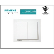 SIEMENS 2GANG 1WAY SWITCH (SIRIM)