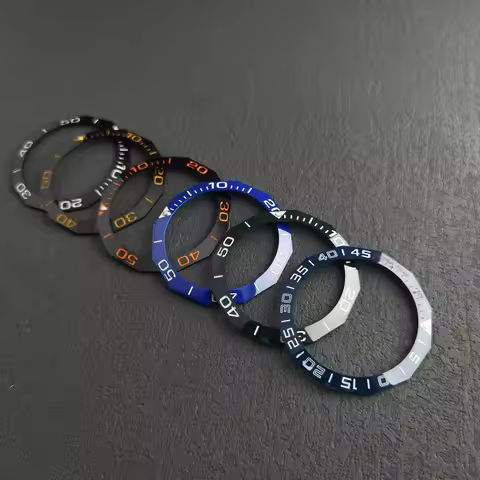 42.3*33.3mm Sloping Luminous Ceramic Bezel Insert Replacement fit TAG HEUER AQUARACER automatic watc