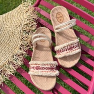 Pink Flower Vpada_sandals_VP-E10 Embroidery Collection