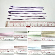 手作材料-鎖匙扣珠鏈(紫，白，粉，綠，黃，藍色）DIY ball chain(Purple,Green,Pink,Blue,Yellow,White)