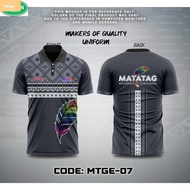 YR 2023 MATATAG UNIFORM SUBLIMATION DEPED BADGE TSHIRT FOR MEN AND WOMEN POLO SHIRT - Legal seller T