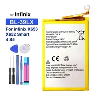 BL-39LX Mobile Phone Battery For Infinix X653 X652 Smart 4 S5 Lightweight 4000mAh
