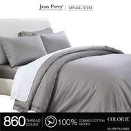 Jean Perry Colorie QUEEN Fitted Bedsheet Set (w/o Quilt Cover or Comforter)  - 100% Combed Cotton Sa