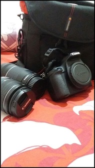 #Bekas! kamera Canon 1300D free lensa Tele 75-300 mm