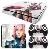 PS4 Slim Sticker Covers Skins Decal for PS4 Slim Playstation 4 Slim Console Controller Protector Ski