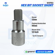 MATA HEX BIT SOCKET WRENCH L 1/ 2" HEX BIT SOCKET 12X55 mm