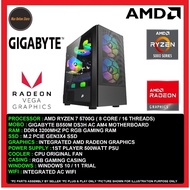 Gaming Office Value PC Desktop AMD Ryzen 7 5700G/8GB/16GB/256GB SSD/512GB SSD/RX VEGA 8/550W
