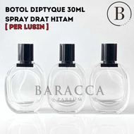 Termurah Botol Parfum Diptyque 30ML Drat Hitam - Botol Parfum Oval