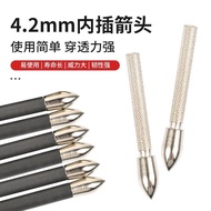 4.2 Stainless Steel Arrow Bow Arrow Inserts Metal Arrows Various Compartments Optional Super Pointed