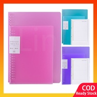 Pink Purple Blue A5 B5 Notebook Binder Refillable Loose-leaf Notebook Stationary School Supplies