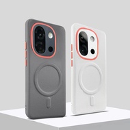 Large Hole Lens Bumper Plain Leather Case for OnePlus ACE 6 1+Ace 5 Pro 1+13 13R 13T Shockproof Prot