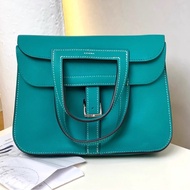 有購證💓 Hermes愛馬仕mini halzan 孔雀藍