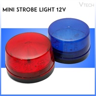 Alarm System DC12V/DC24V Strobe Light LED Warning Flash Light (RED/BLUE)-Ready Stock