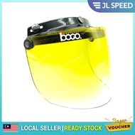 [MALAYSIA READY STOCK] JL SPEED BOGO VISOR 2TONE 2 TONE YELLOW KUNING FOR HELMET TOPI 3 BUTTON MS88 
