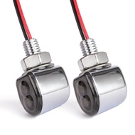 Mini Motorcycle Turn Signal Light Smoke Lens led Indicator Lamp 12V Amber LED Signals Lamp M8 fit fo