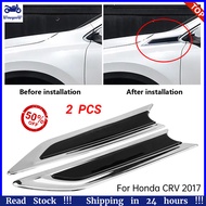 2 ชิ้นรถด้านข้างร่างกาย Hood สัญลักษณ์ปกตัดสำหรับฮอนด้า CRV 2017