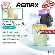 【CCC Certified 3C】Remax FP-3 40000mAh Powerbank 65W Fast Charging Powerbank OutdoorCamping Powerbank