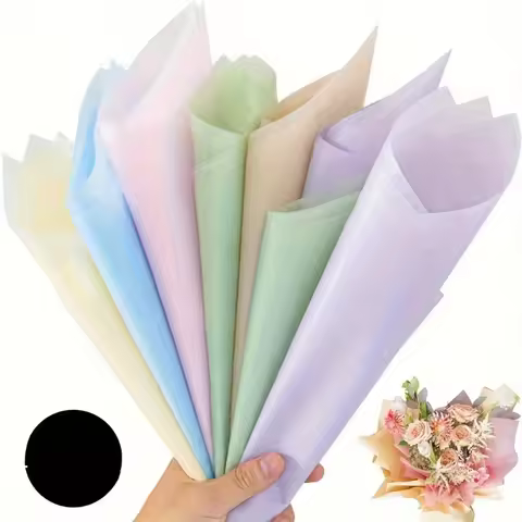 76pcs Floral Arrangement Wrapping Paper 11.8x11.8in DIY Projects & Gift Packaging Floral Arrangement