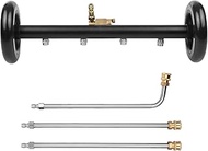 4000PSI Pressure Washer Underbody Cleaner, 2-in-1 Chassis Pressure Washer Water Broom 39 cm Car Pres