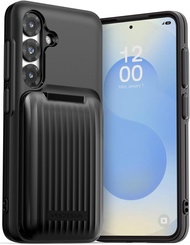 VRS DESIGN Orb Fit Case for Galaxy S25 (2025) Slim Card Wallet Case [3 Cards] Minimalist and Sleek D