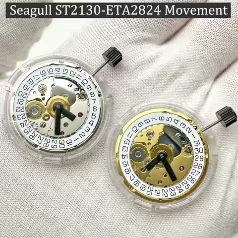 2824-2 Movement V8 Tianjin Seagull ST2130 can Replace ETA2824/SW200, a Reliable Mechanical Watch Mod