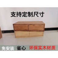 Customized Drawer Cabinet Single Solid Wood Storage Cabinet Electrical Appliances Heightened Small C