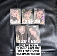 (平郵/順豐到付) 默認廠瑕 無對光 介意者勿擾 Oh My Girl OMG 小卡 周邊卡 香水卡 Real Love Mimi Seunghee Hyojung Binnie Yubin Arin
