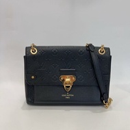 LV M44151 黑壓紋VAVIN鍊包