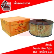 ไส้กรองอากาศ Toyota Hilux Tiger โตโยต้า ไฮลักซ์ ไทเกอร์ (เครื่อง 1KZ 3.0) รูทะลุ