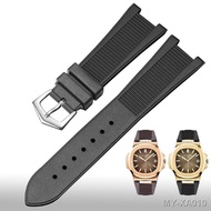 Suitable for Patek Philippe 5711 5712G Nautilus special notch strap male silicone rubber watch 25MM