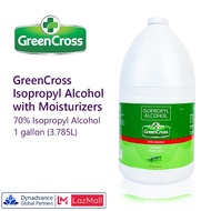 ◊GreenCross 70% Isopropyl Alcohol with Moisturizers 1 Gallon (3.785 L) Green Cross Alcohol