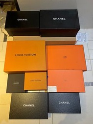 Hermes Chanel LV 吉盒 鞋盒 錶盒 首飾盒