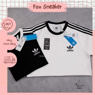 Adidas 3 Stripes Adicolor Black White T-shirt Genuine | Code: IA4845 IA4846 - Fox Sneaker